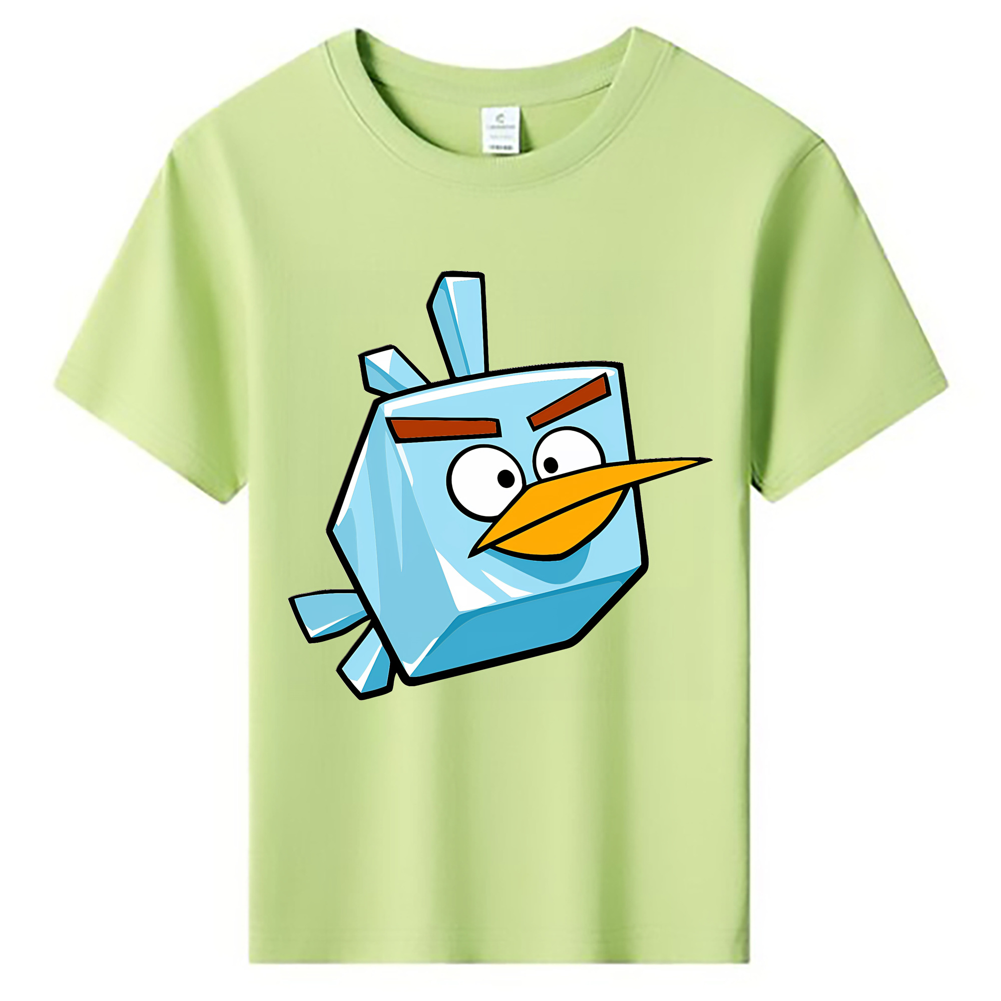 （画像用） Angry Birds アングリーバード 綿100％キッズTシャツ（フロントプリント）